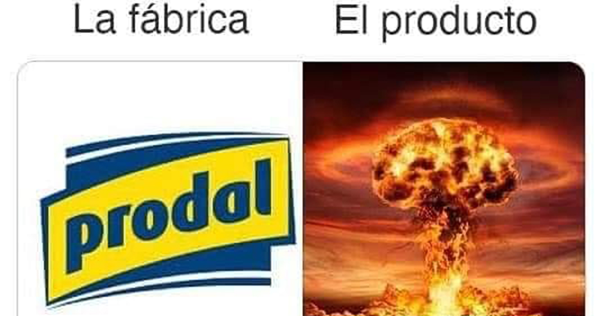 Meme sobre explosividad de las croquetas Prodal © Facebook / Gilda Núñez