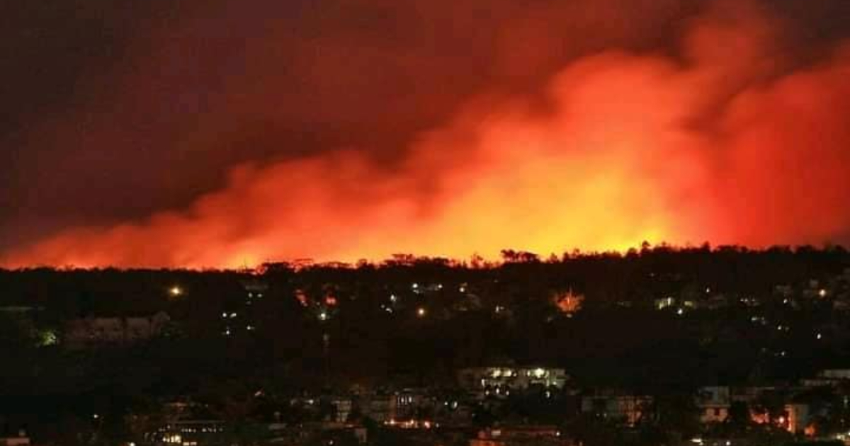 incendio en Matanzas © Iovanny Gener/ Facebook