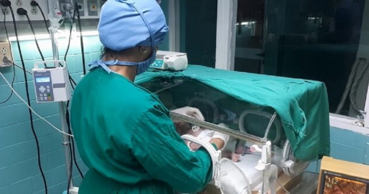 Sala de neonatología de un hospital en Cuba © TV Yumurí (Imagen de referencia)