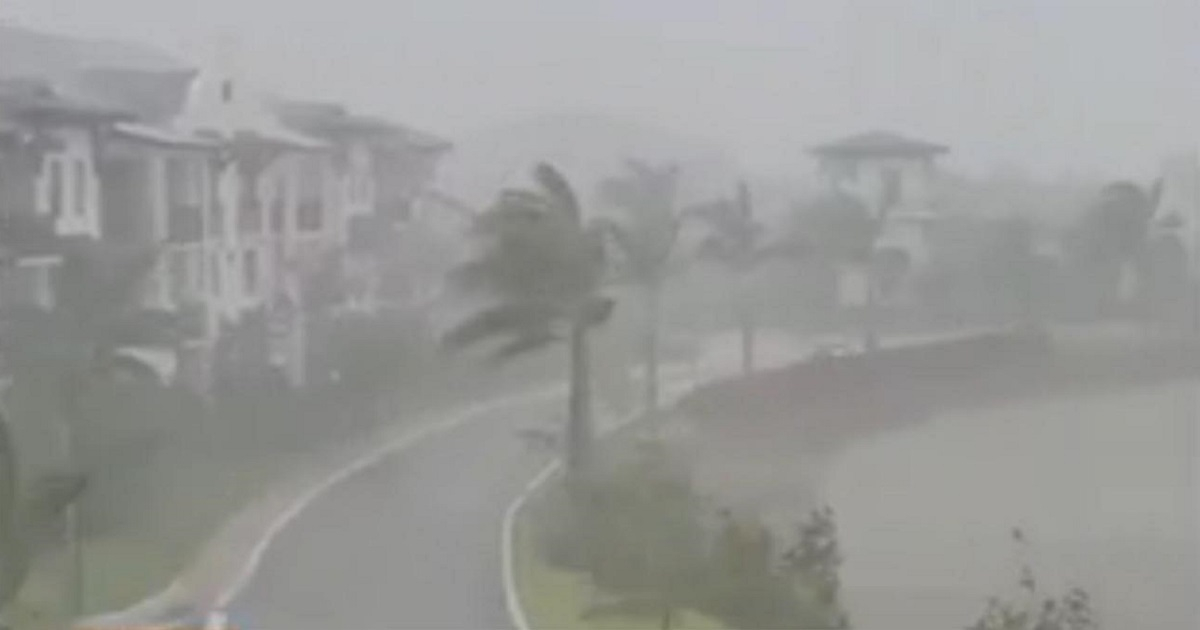 Tormenta. Sur de Florida © Captura de pantalla / CNN en Español