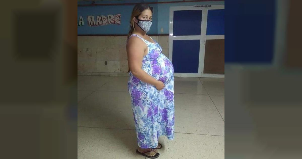 Nadiana Fonseca, madre de la bebé fallecida © Dariuska Quintas/Facebook