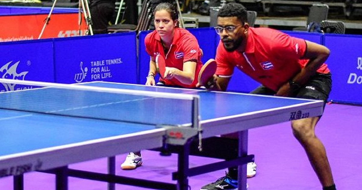 Daniela Fonseca / Jorge Moisés Campos © Esteban Yacono / ITTF