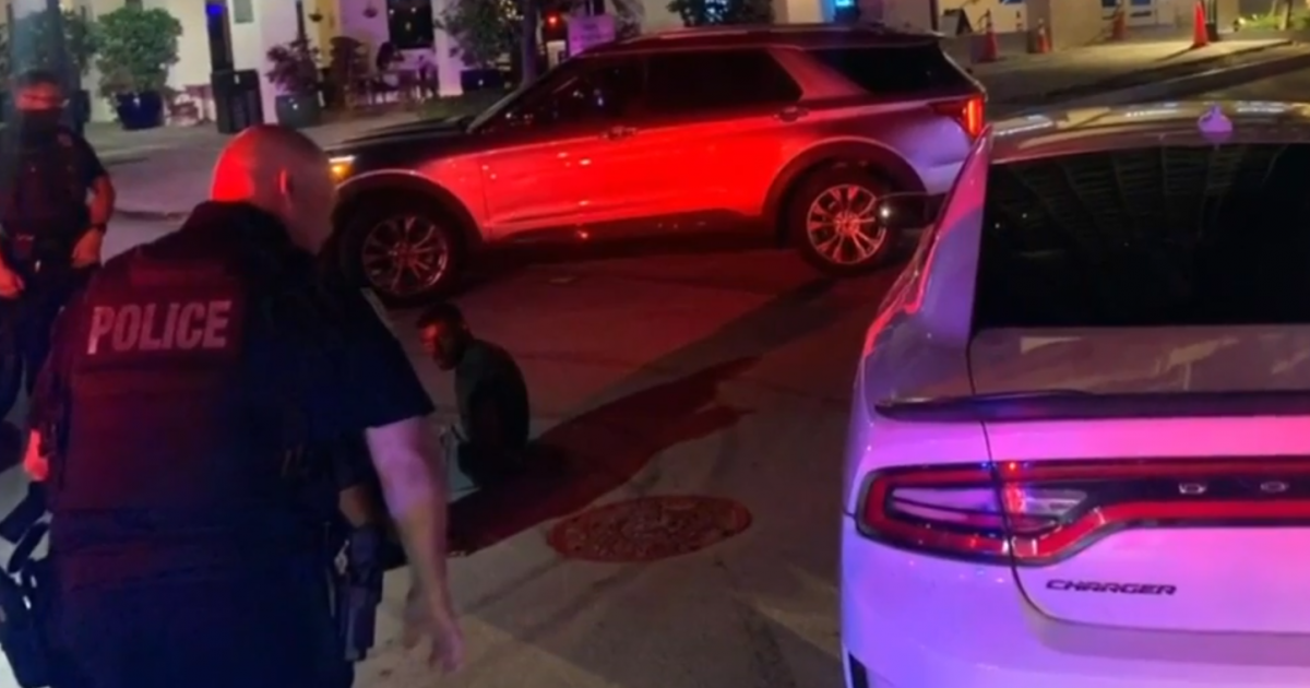 La policía local cercó la zona del incidente © Twitter/ Miami Beach Police