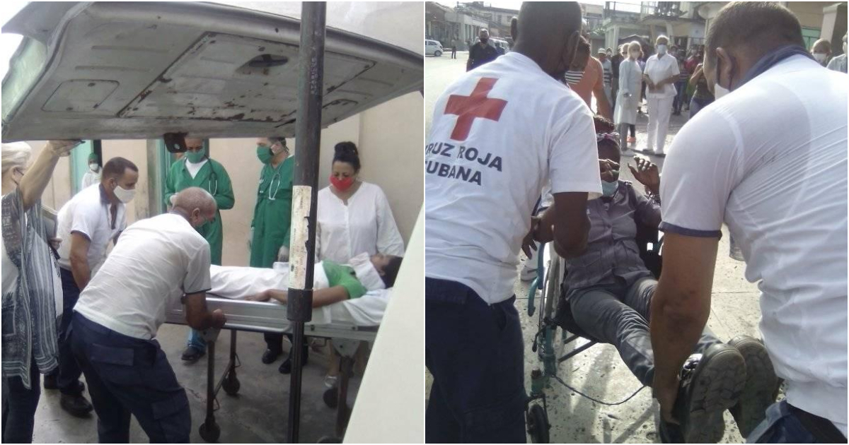 Personal médico asistiendo a las víctimas del accidente © Facebook / Marienny Fonte Gonzalez