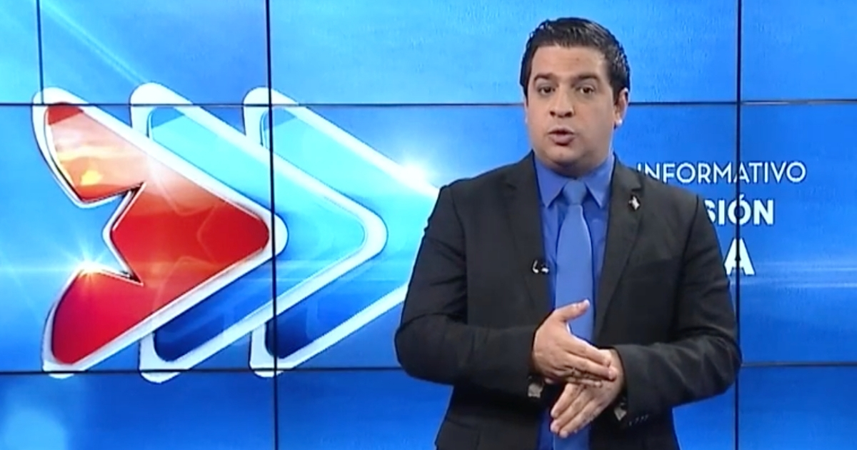 Humberto López, en uno de sus programas televisivos © Screenshot
