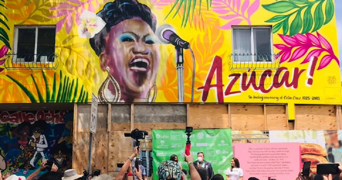 Mural de Celia Cruz en Miami © Facebook / Jose Luis Baez