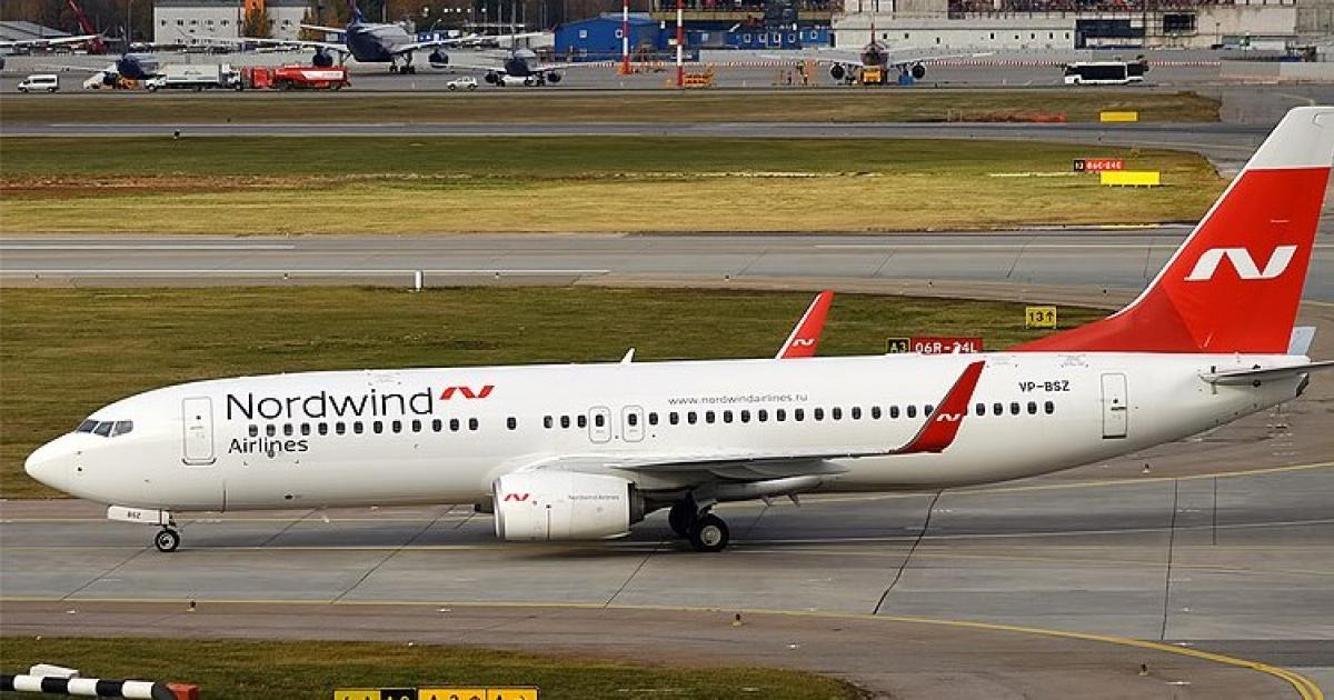 Avión de NordWind © Wikimedia Commons