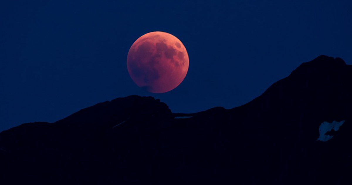 Superluna o luna rosa de abril (imagen de referencia) © Pixabay