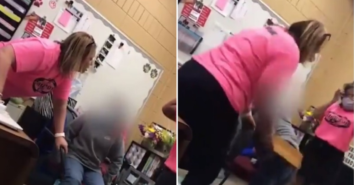 Directora de una escuela en Florida golpea a una niña de seis años © Twitter / CBS News