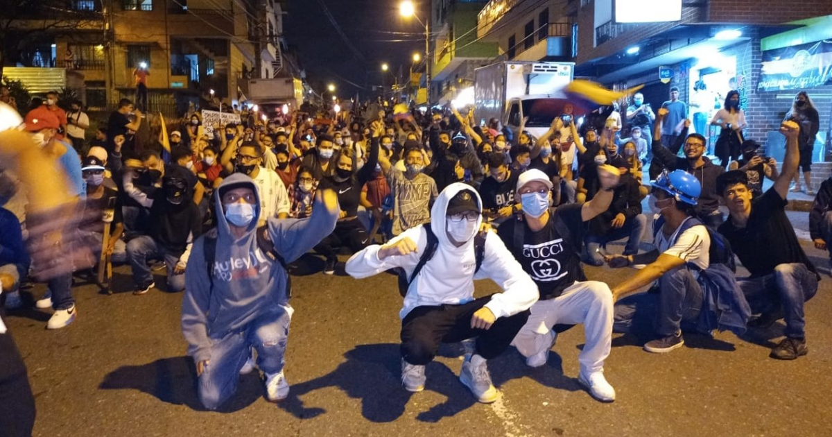 Protestas en Colombia © Twitter / León Fredy Muñoz