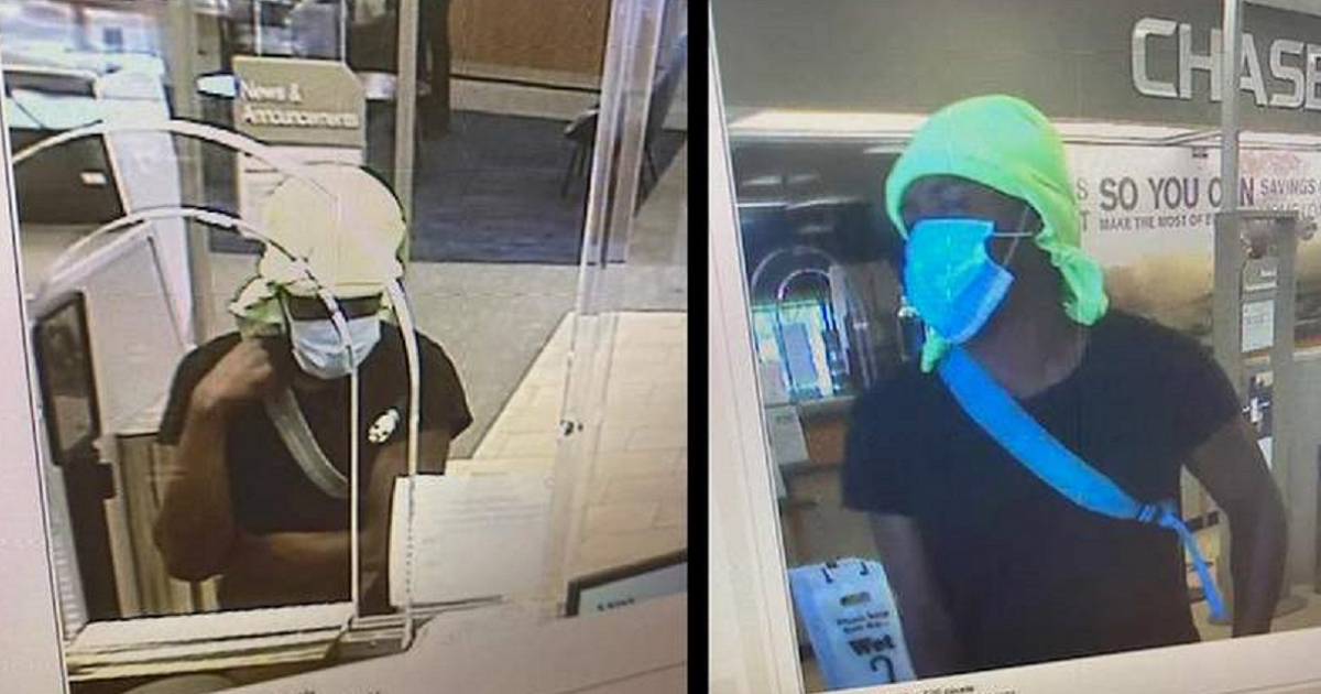 Sospechoso de robo en Chase Bank de Sunrise, Broward © Capturas de pantalla / FBI