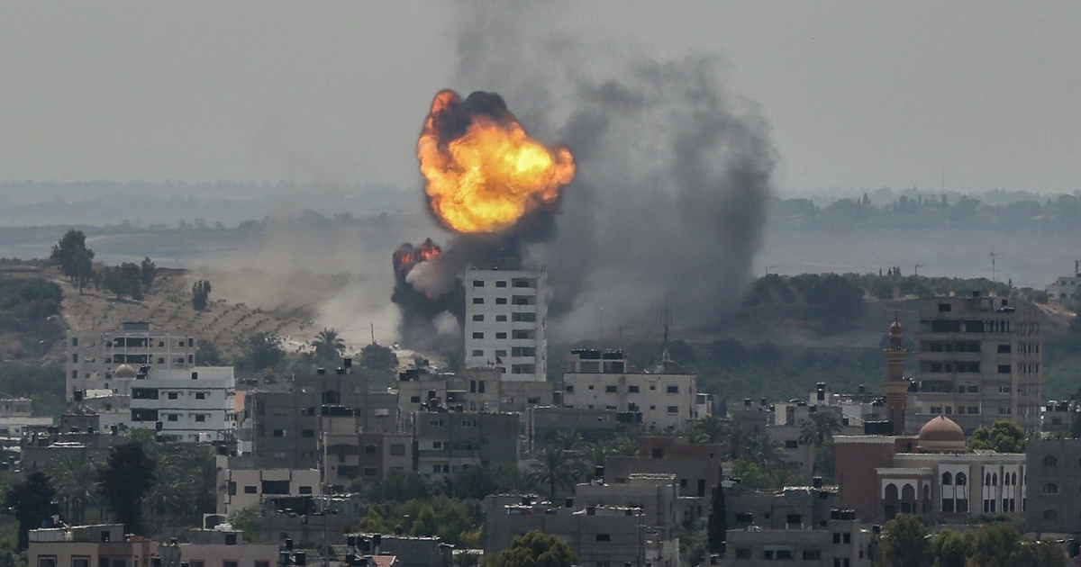 Ataque a Gaza © Sarah Wilkinson/Twitter
