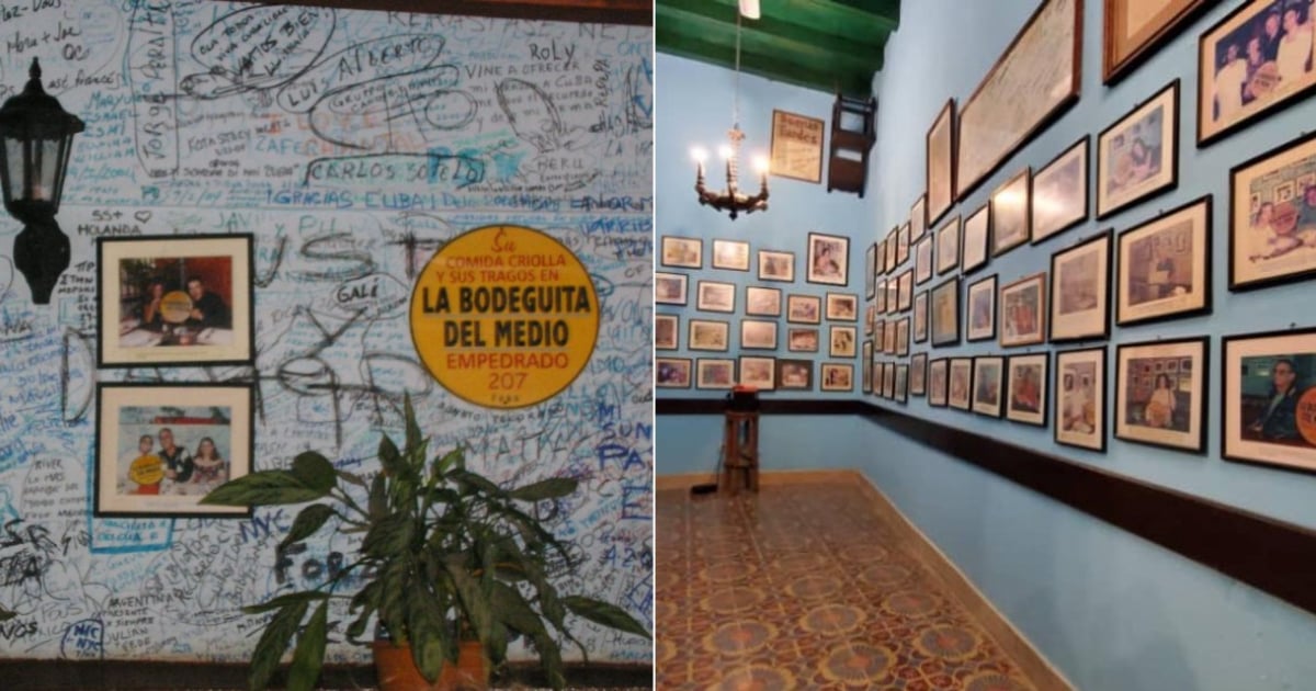 Identity signatures will disappear on the walls of La Bodeguita del Media in Havana