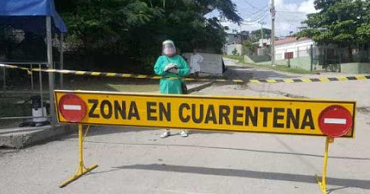 Zona en cuarentena por coronavirus en Cuba © Prensa Latina