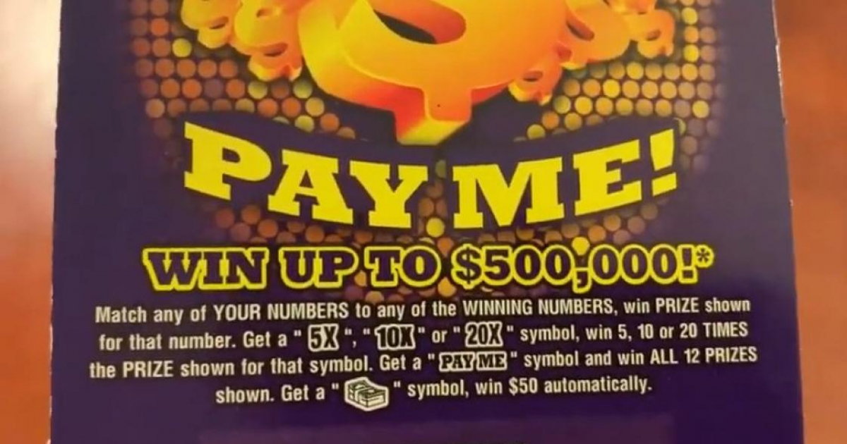 Boleto de lotería de Pay me! © Captura de video de YouTube de Scratch off Kings
