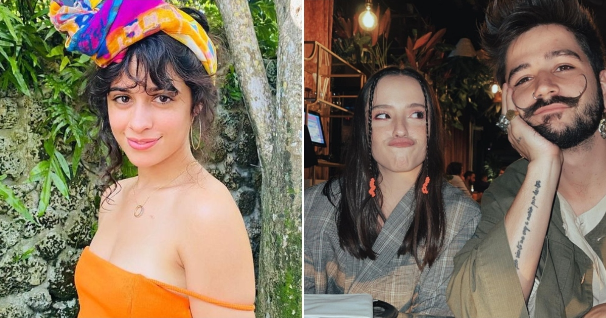 Camila Cabello, Evaluna Montaner y Camilo Echeverry © Instagram / Camila Cabello, Evaluna Montaner