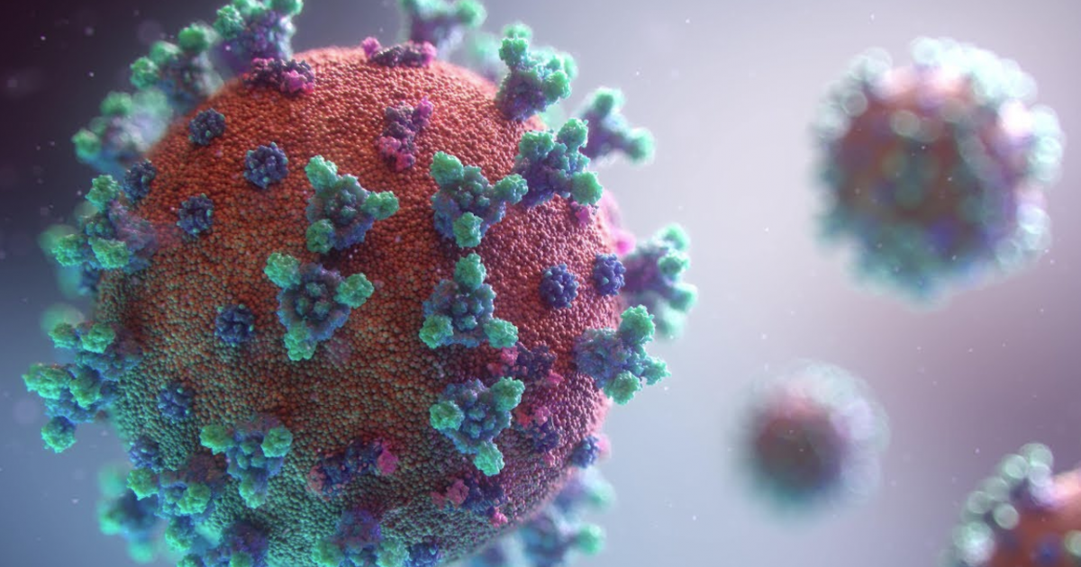 Imagen de molécula del virus del COVID-19 © Twitter/Science4Dummies