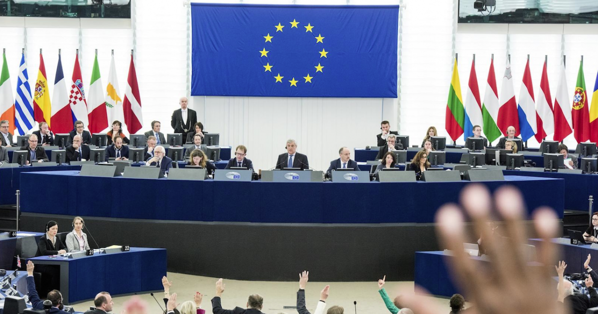 Votación en el Parlamento Europeo © Twitter/European Parliament
