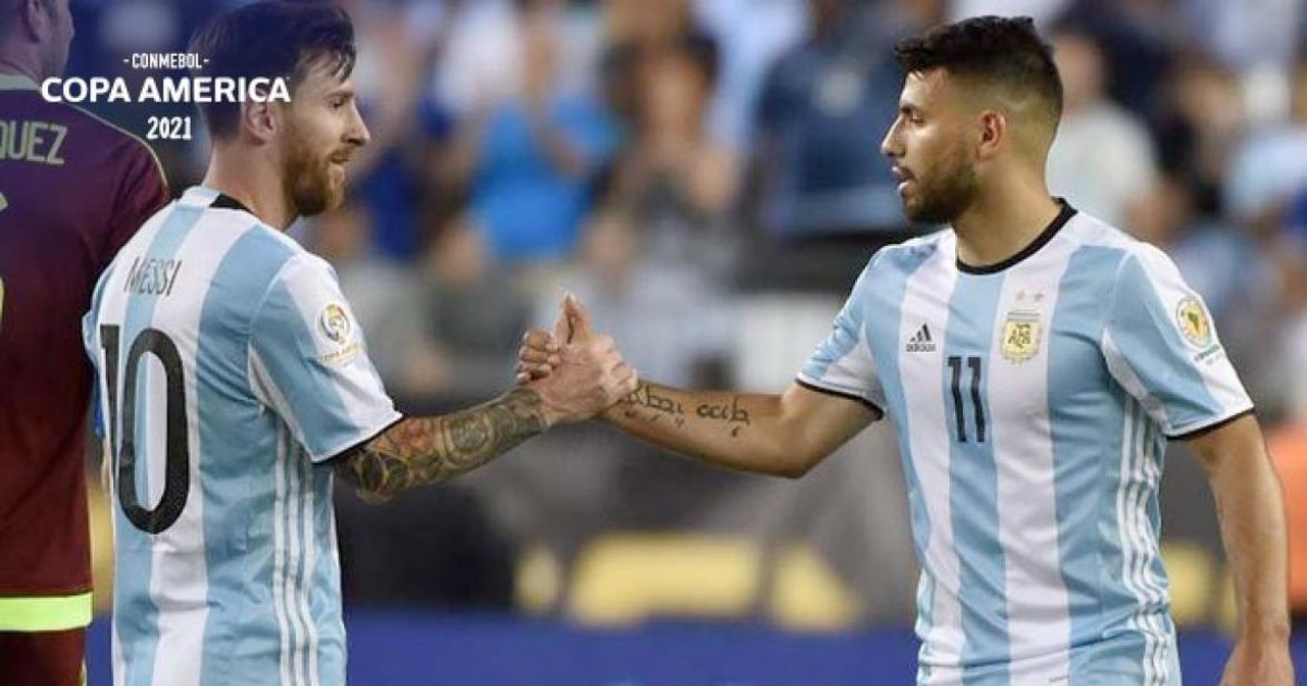 Messi y Kun Agüero en un partido de Argentina (Imagen referencial) © Twitter/ Copa América 