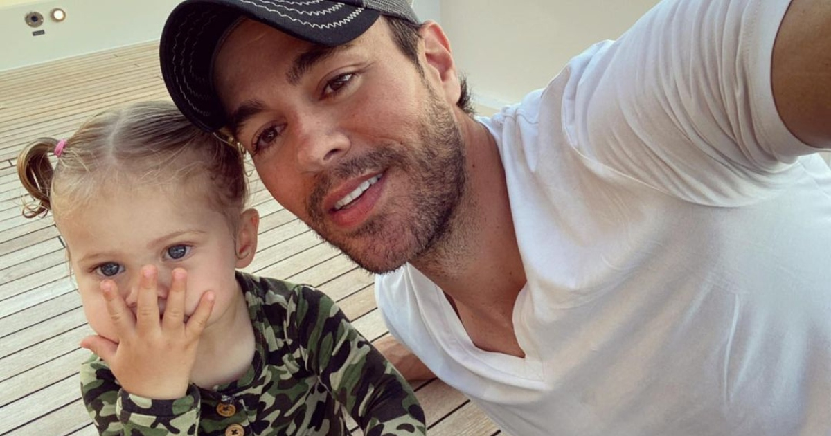 Enrique Iglesias con su hija Mary © Instagram / Enrique Iglesias
