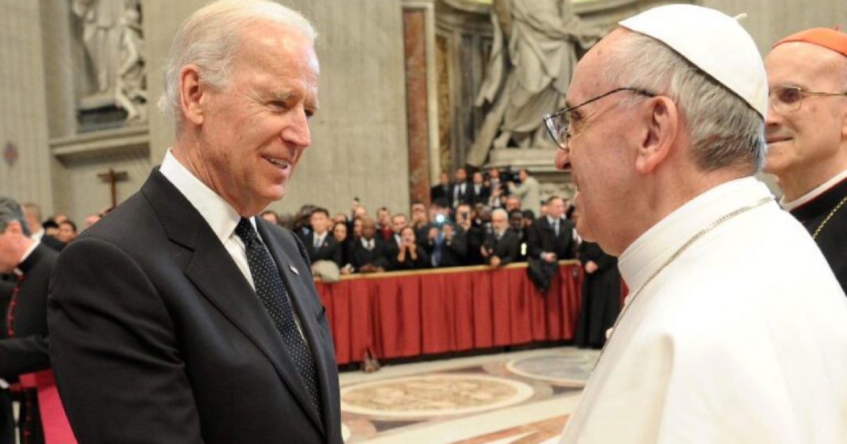 Joe Biden y el Papa Francisco © Vaticano