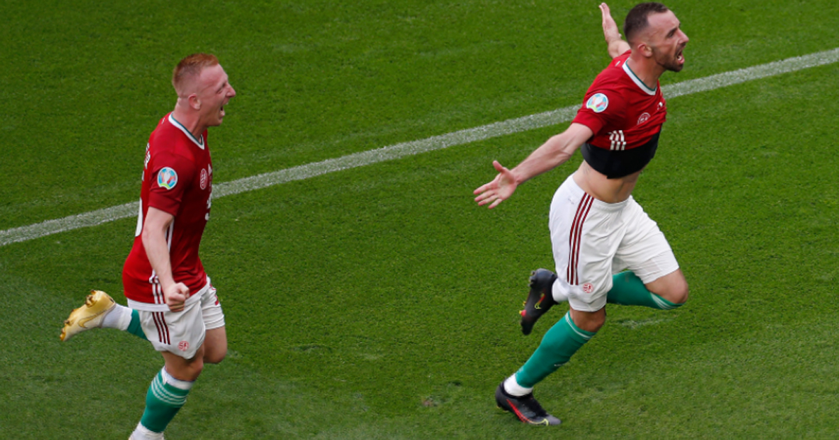 Los magyares enloquecieron con el gol © @EURO2020