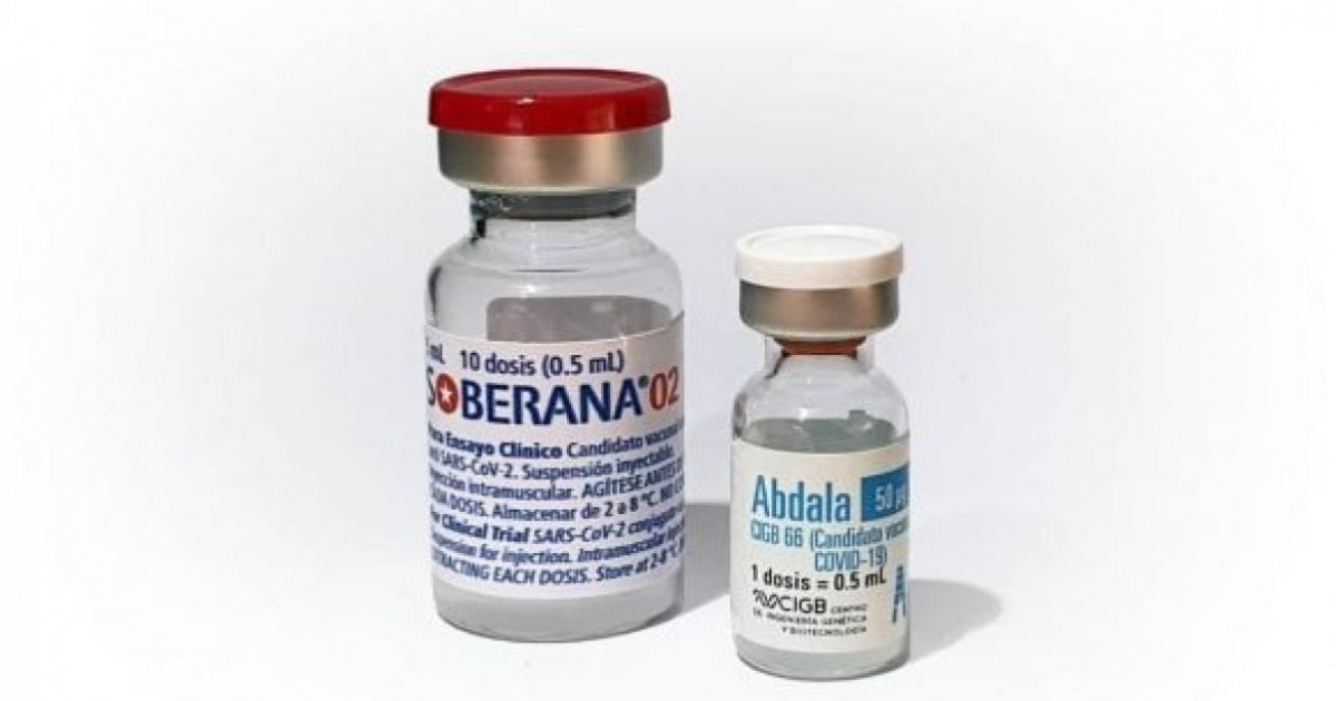 Candidatos vacunales Soberana 02 y Abdala © BioCubaFarma/ Twitter