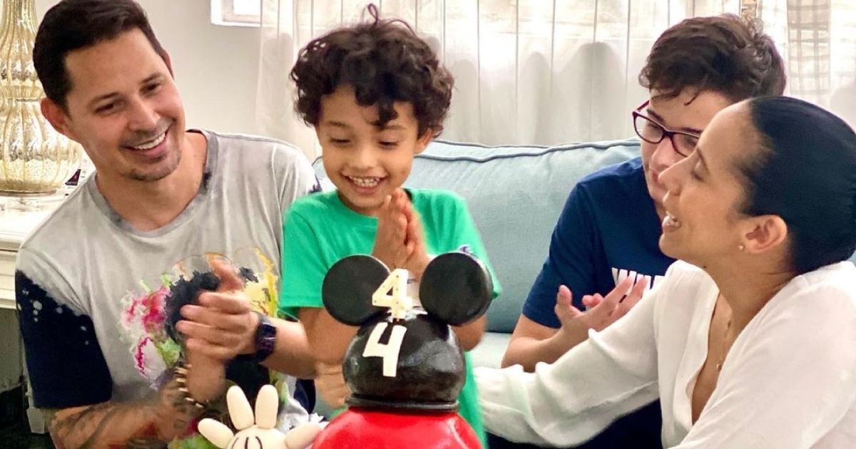 Leoni Torres y Yuliet Cruz celebran el cumpleaños de su hijo Samuel © Instagram / Yuliet Cruz