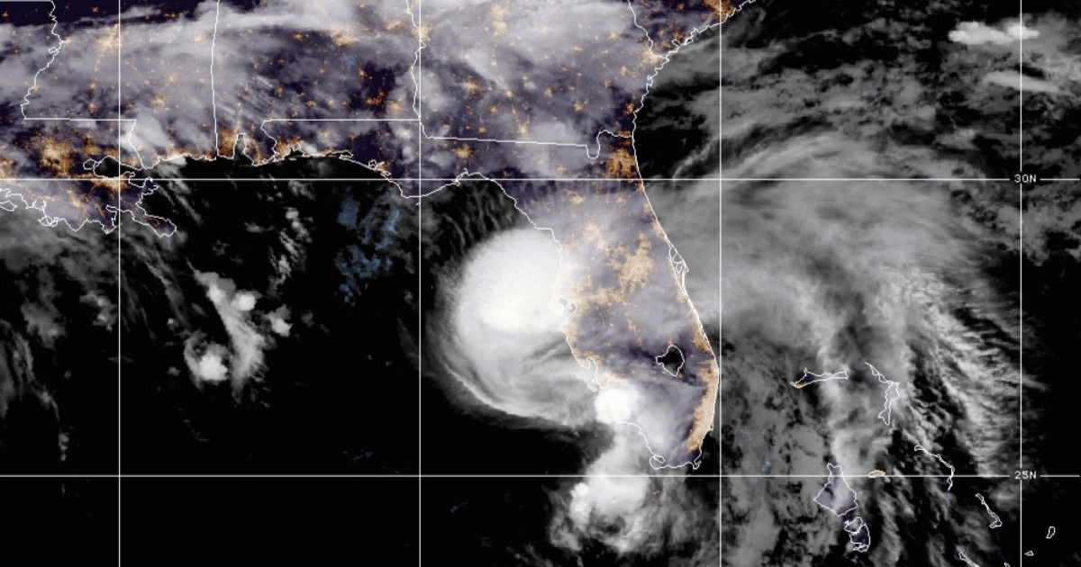 Imagen satelital de tormenta tropical Elsa © NHC - NOAA