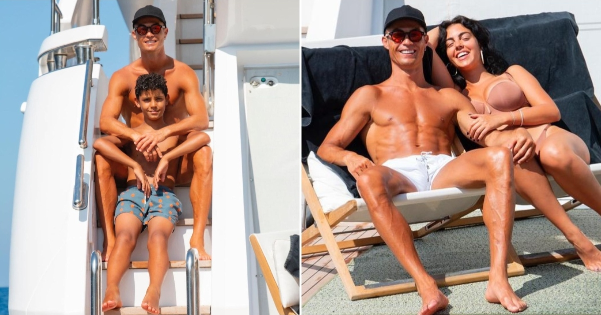 Cristiano Ronaldo y Georgina Rodríguez durante sus vacaciones © Instagram / Cristiano Ronaldo y Georgina Rodríguez