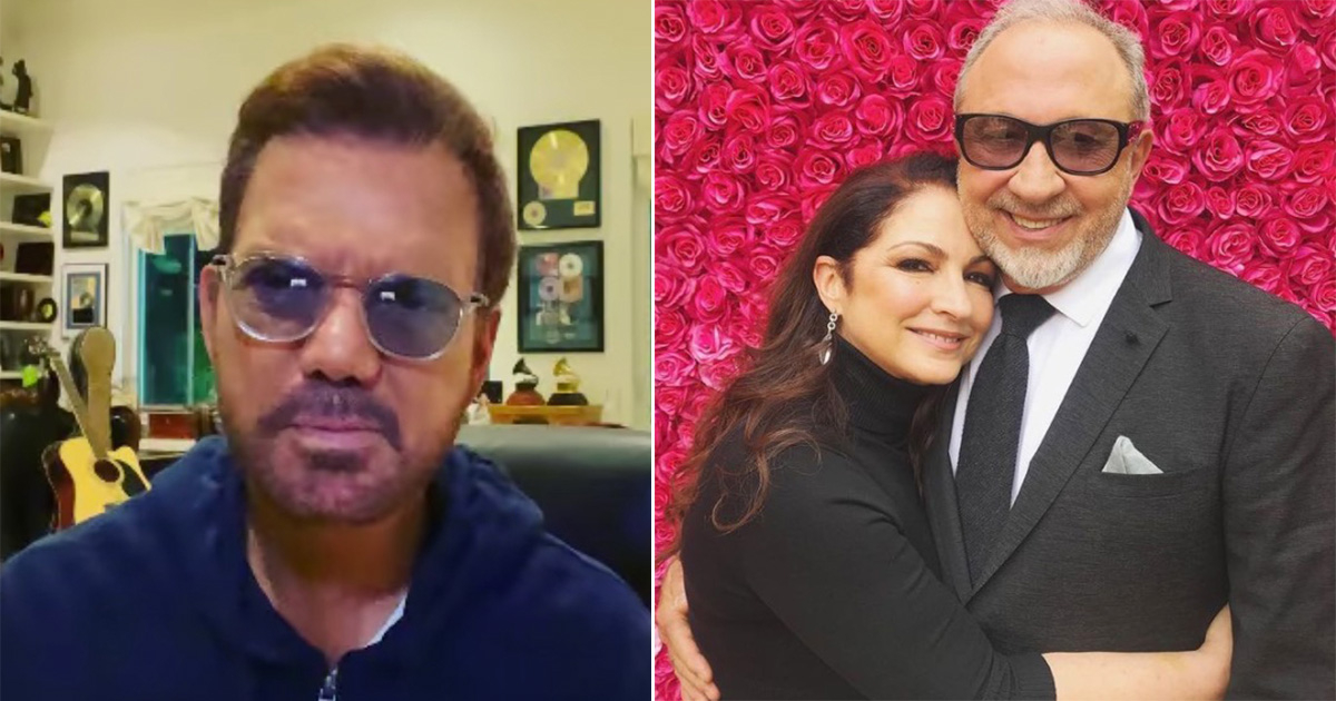 Willy Chirino, Gloria y Emilio Estefan © Instagram de los artistas