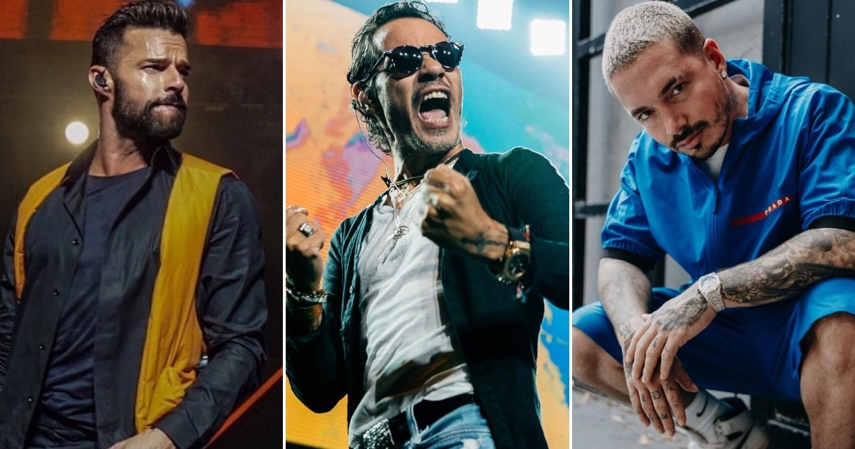 Instagram / Ricky Martin, Marc Anthony, J Balvin