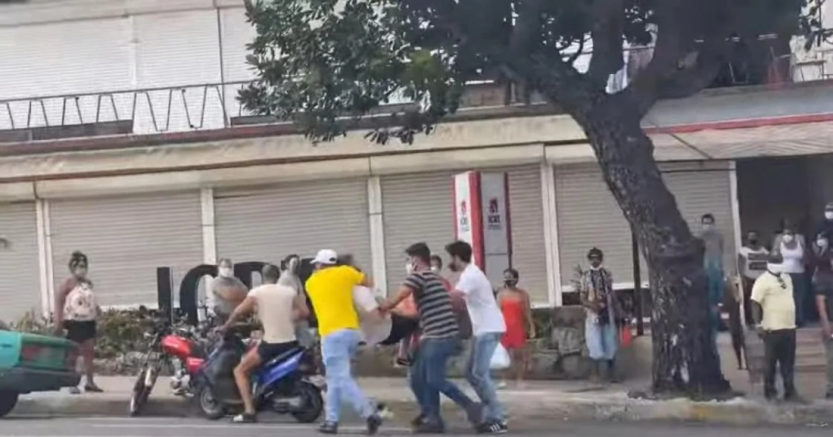 Protesta en Cuba © Captura de video
