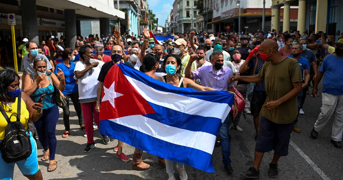 Manifestaciones en La Habana © Facebook