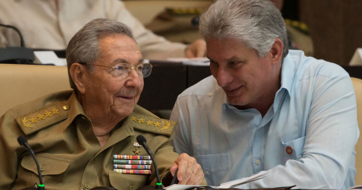 Raúl Castro y Díaz-Canel © Presidencia de Cuba