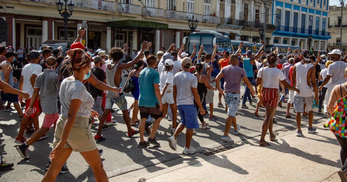 Protestas en La Habana (Imagen de referencia) © Facebook / Marcos Evora