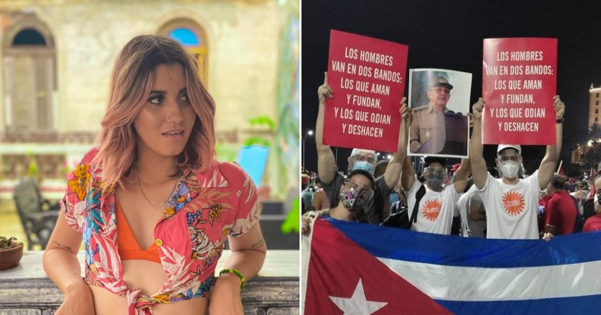 Dina Stars y acto masivo en La Habana © Instagram de Dina Stars / Cubadebate