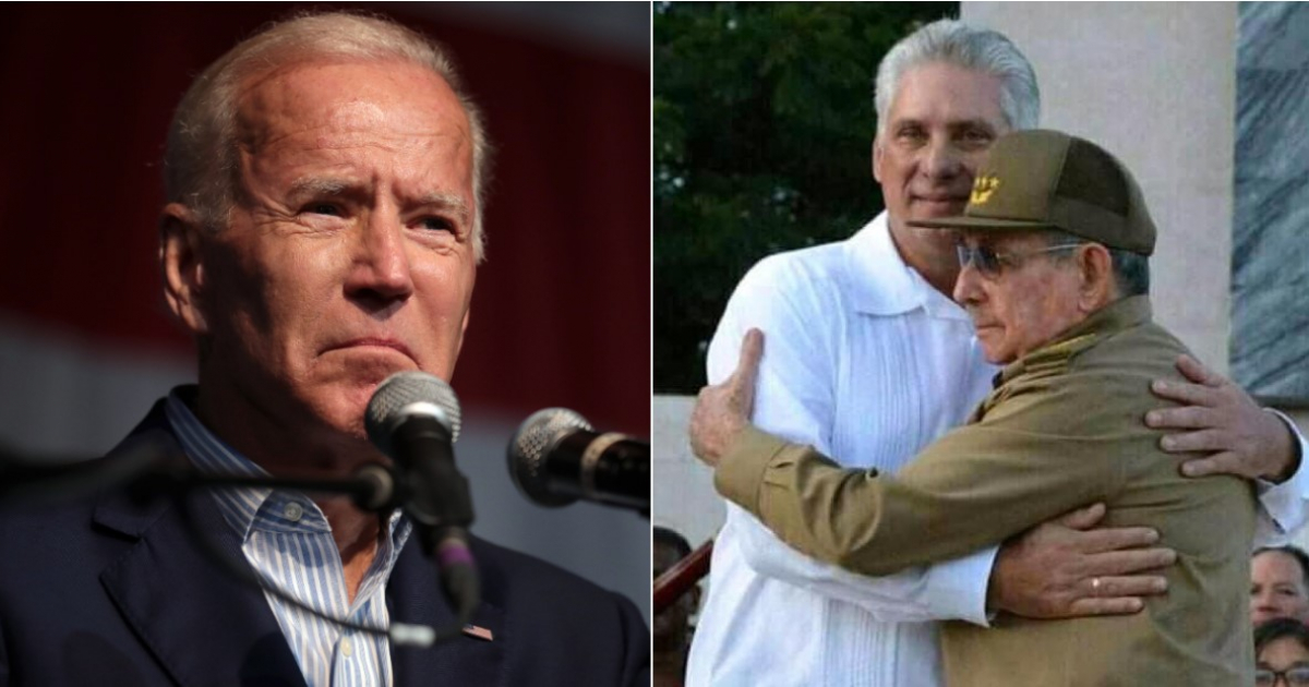 Joe Biden, Miguel Díaz-Canel y Raúl Castro © Gage Skidmore y Cubadiplomática