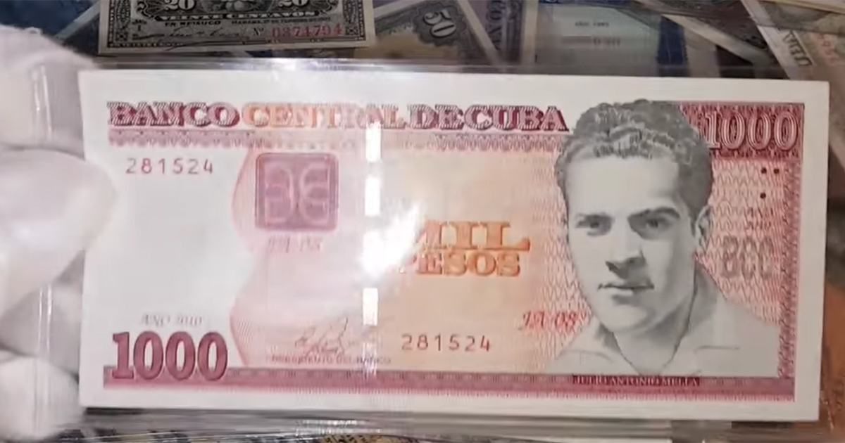 1000 pesos cubanos © Youtube / Lucio Cobo