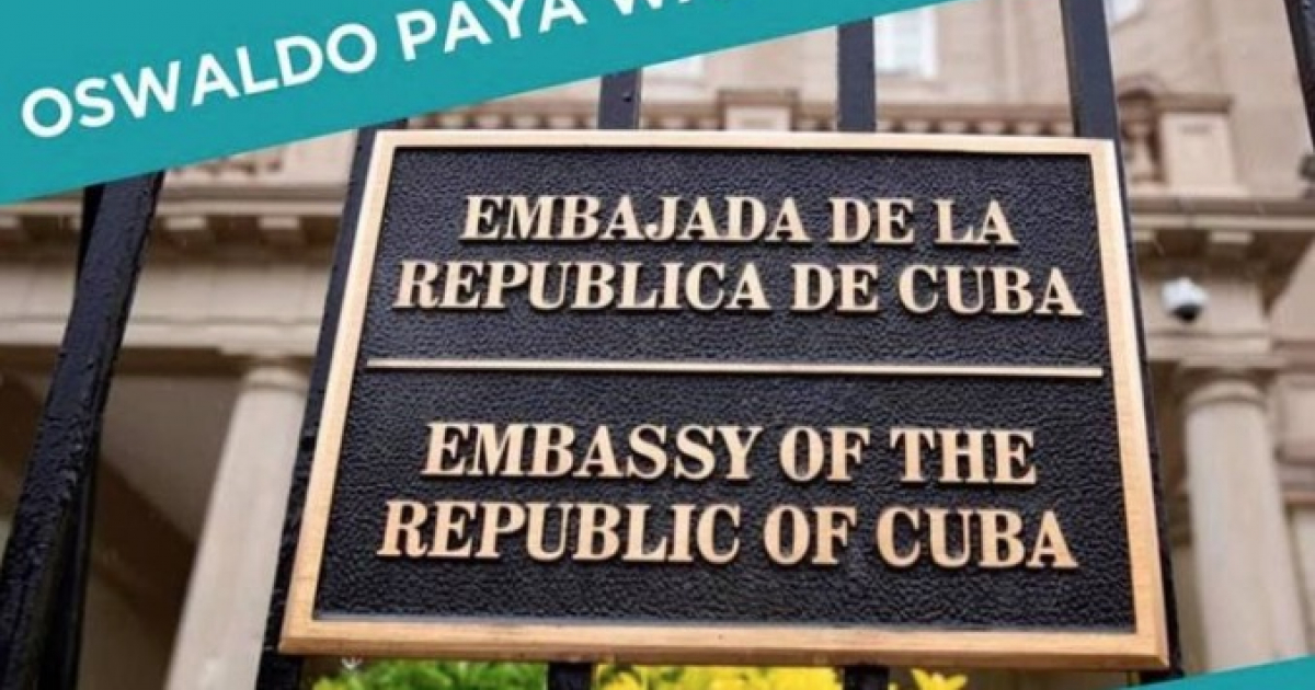 Embajada de Cuba en Washington © Facebook / Rosa María Payá