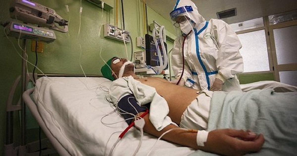 Paciente cubano de coronavirus en terapia intensiva © Cubadebate