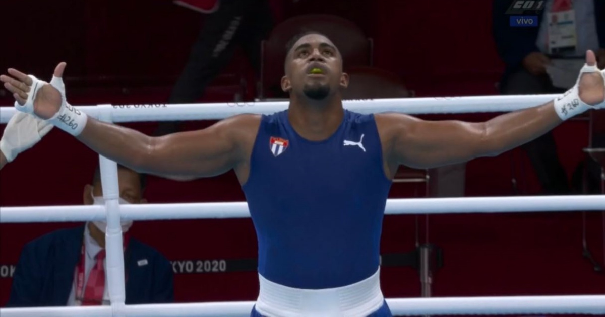 El boxeador cubano Arlen López © Twitter/Juegos Olímpicos