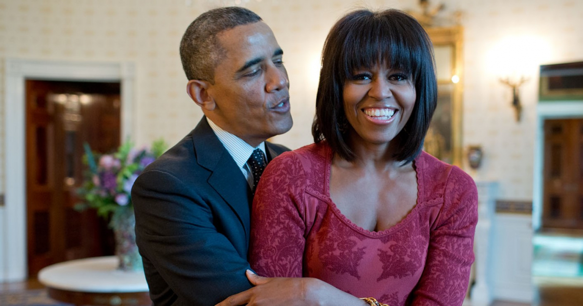 Barack Obama junto a su esposa Michelle © Twitter/Barack Obama