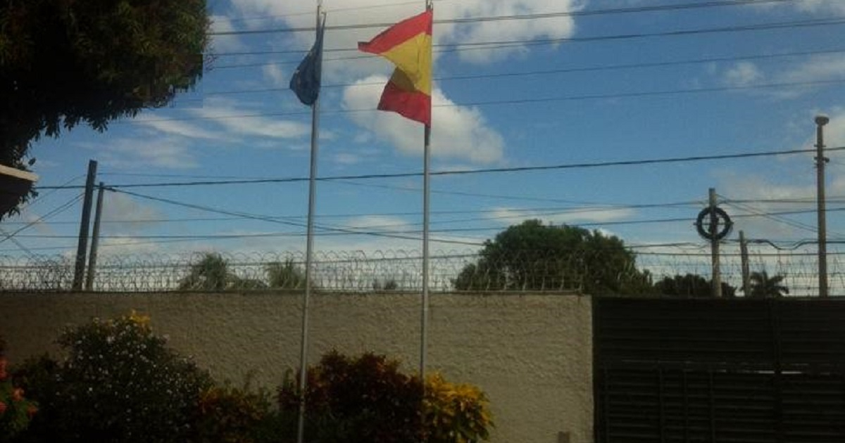 Embajada de España en Nicaragua. © Twitter / Luis Sánchez
