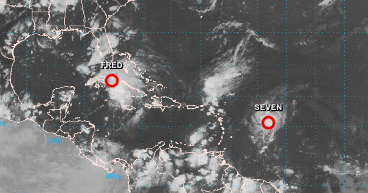 Séptima depresión tropical en el Atlántico © NHC