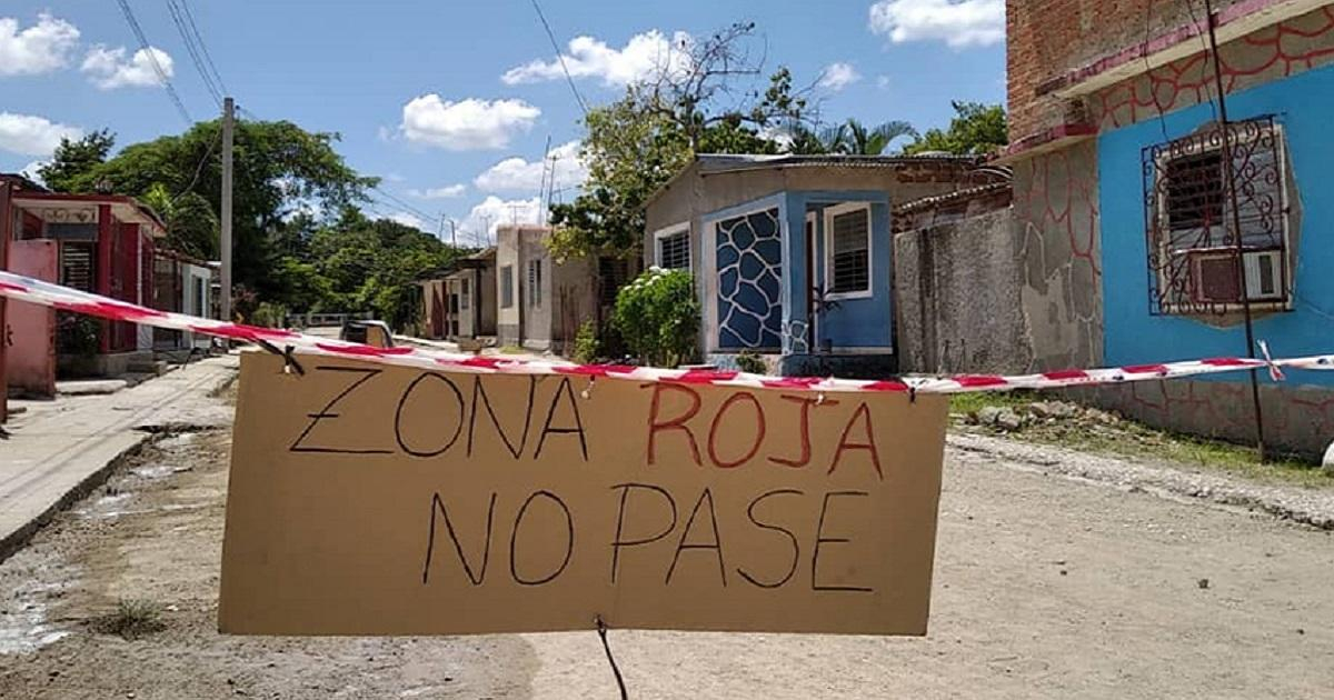 Zona en cuarentena en Puerto Padre, a fines de 2020 (imagen de referencia) © Periódico 26