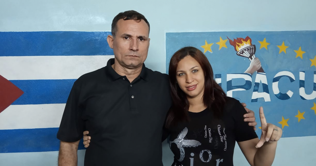 José Daniel Ferrer y su esposa, Nelva Ortega Tamayo © Facebook / José Daniel Ferrer