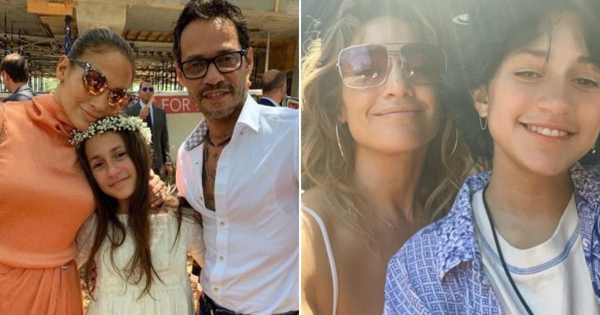 Jennifer Lopez y Marc Anthony junto a su hija Emme © Instagram / Jennifer Lopez
