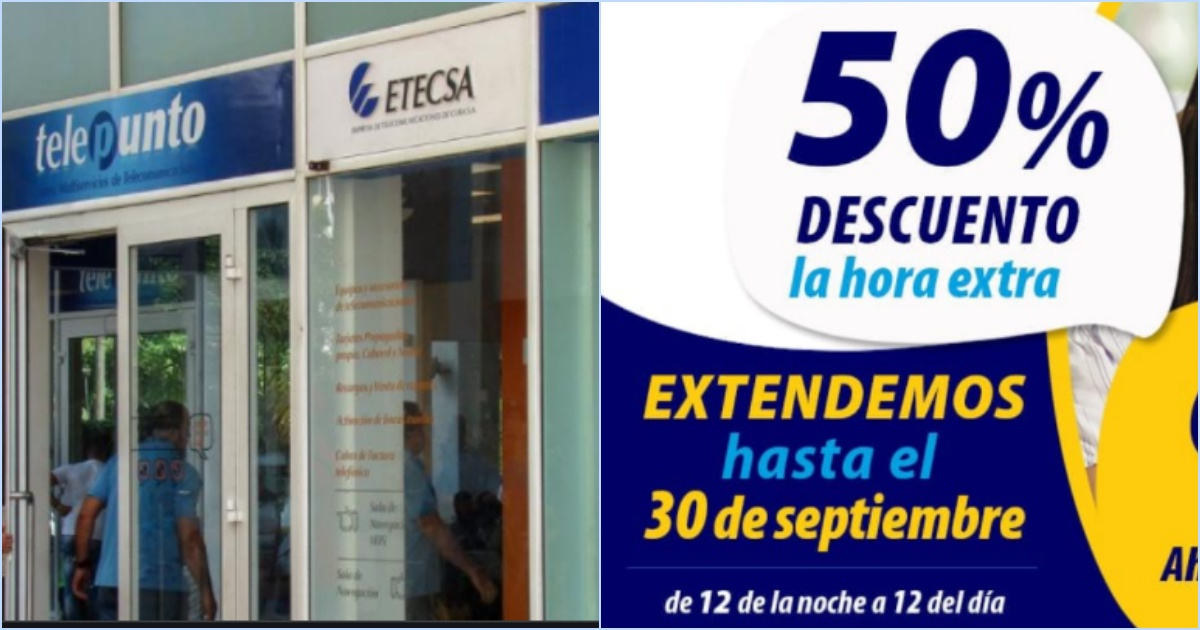 Telepunto de ETECSA/Promoción Nauta Hogar © CiberCuba/Facebook ETECSA