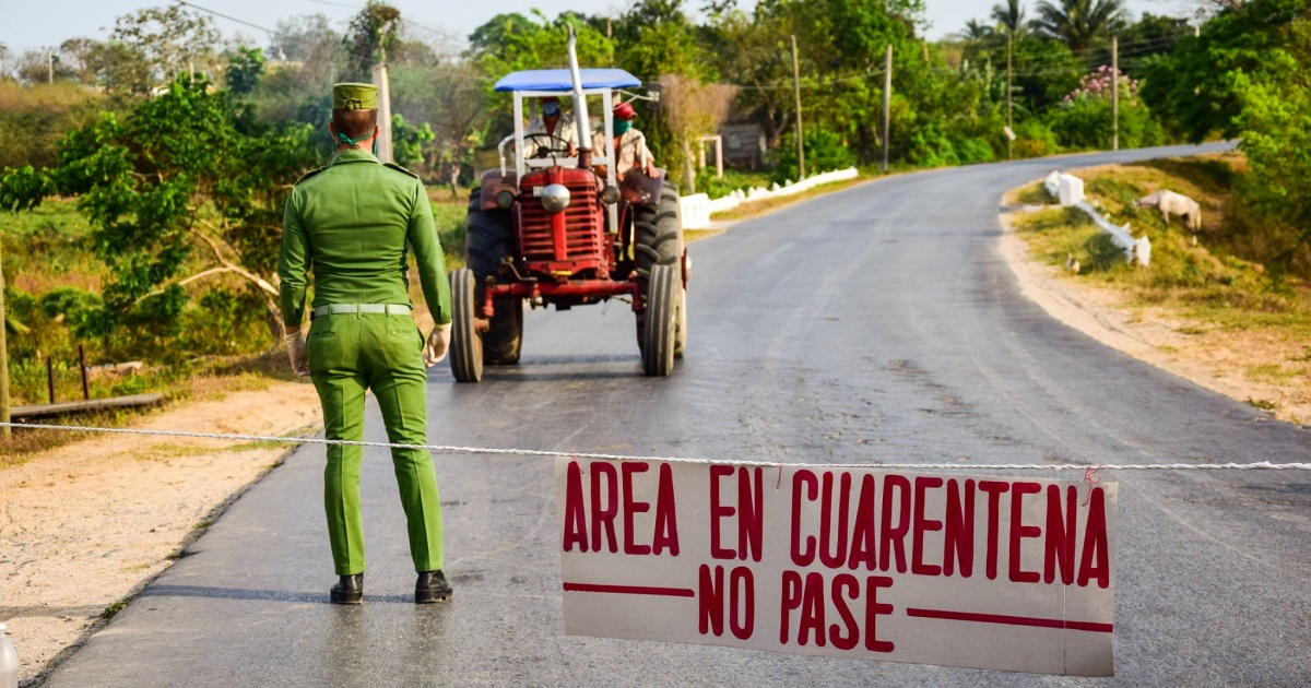 Área en cuarentena en Cuba © Facebook / Januar Valdés Barrios